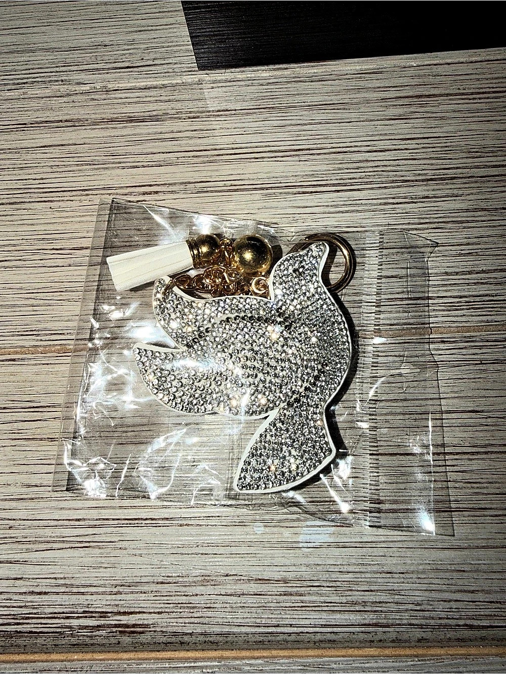 Rhinestone Swan Brooch in Silver & Gold NWT
